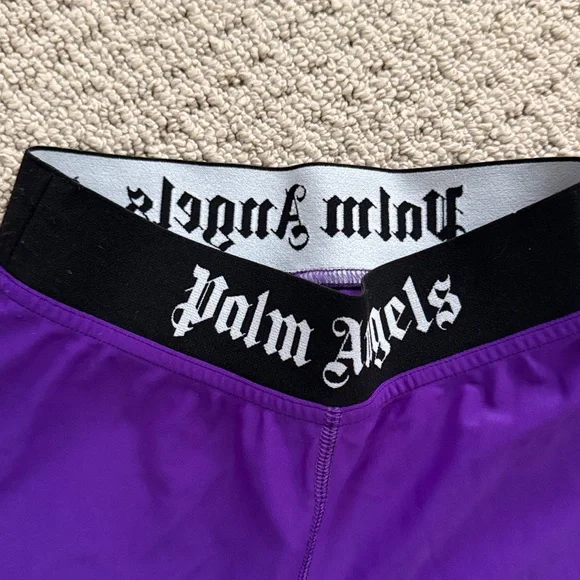 Palm Angels Purple Leggings - Picture 2 of 3